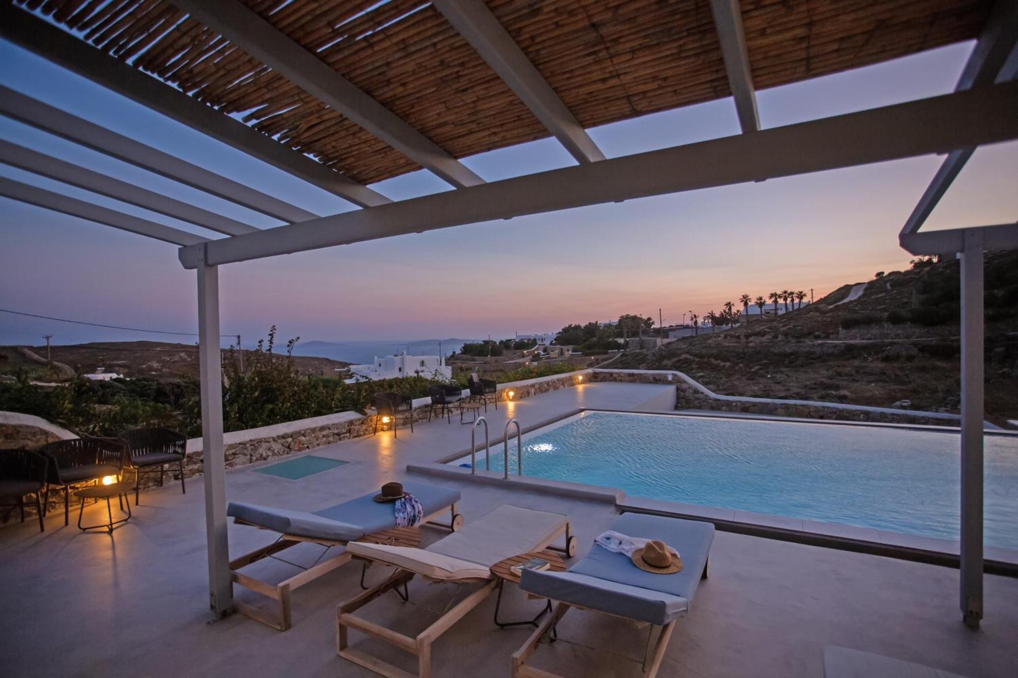 Aqua Breeze Seaview Pool Suites Mykonos Mykonos Town Exteriér fotografie