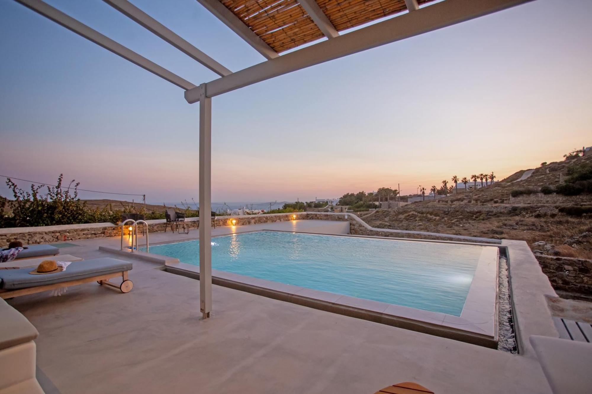 Aqua Breeze Seaview Pool Suites Mykonos Mykonos Town Exteriér fotografie